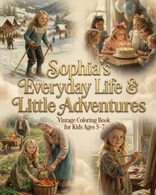 Sophia's Everyday Life & Little Adventures children's book cover