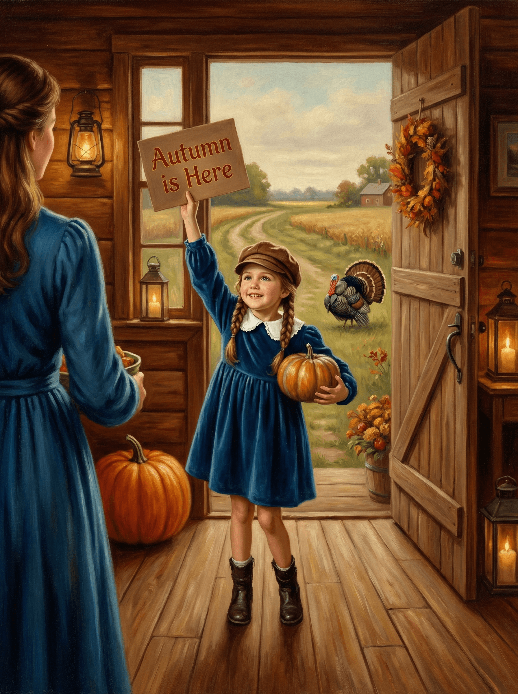 Custom illustrated portrait created from an original photograph